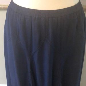 CWC NAVY FLAIRED SKIRT